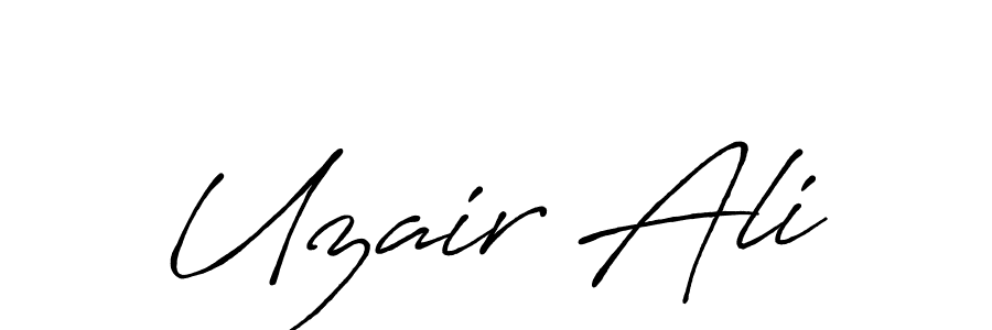 This is the best signature style for the Uzair Ali name. Also you like these signature font (Antro_Vectra_Bolder). Mix name signature. Uzair Ali signature style 7 images and pictures png