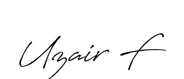 Make a short Uzair F signature style. Manage your documents anywhere anytime using Antro_Vectra_Bolder. Create and add eSignatures, submit forms, share and send files easily. Uzair F signature style 7 images and pictures png