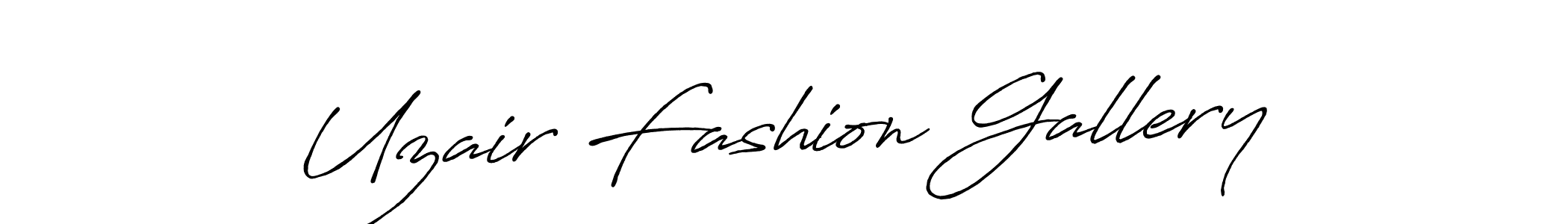 Also You can easily find your signature by using the search form. We will create Uzair Fashion Gallery name handwritten signature images for you free of cost using Antro_Vectra_Bolder sign style. Uzair Fashion Gallery signature style 7 images and pictures png