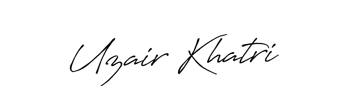 Once you've used our free online signature maker to create your best signature Antro_Vectra_Bolder style, it's time to enjoy all of the benefits that Uzair Khatri name signing documents. Uzair Khatri signature style 7 images and pictures png