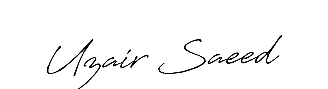 You should practise on your own different ways (Antro_Vectra_Bolder) to write your name (Uzair Saeed) in signature. don't let someone else do it for you. Uzair Saeed signature style 7 images and pictures png