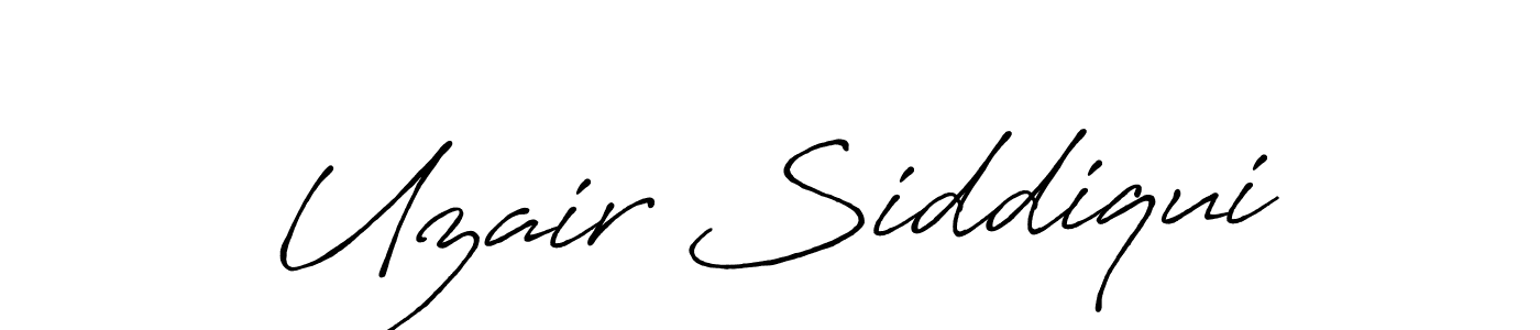 You should practise on your own different ways (Antro_Vectra_Bolder) to write your name (Uzair Siddiqui) in signature. don't let someone else do it for you. Uzair Siddiqui signature style 7 images and pictures png