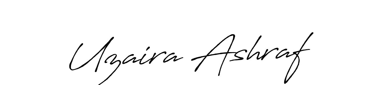 How to Draw Uzaira Ashraf signature style? Antro_Vectra_Bolder is a latest design signature styles for name Uzaira Ashraf. Uzaira Ashraf signature style 7 images and pictures png