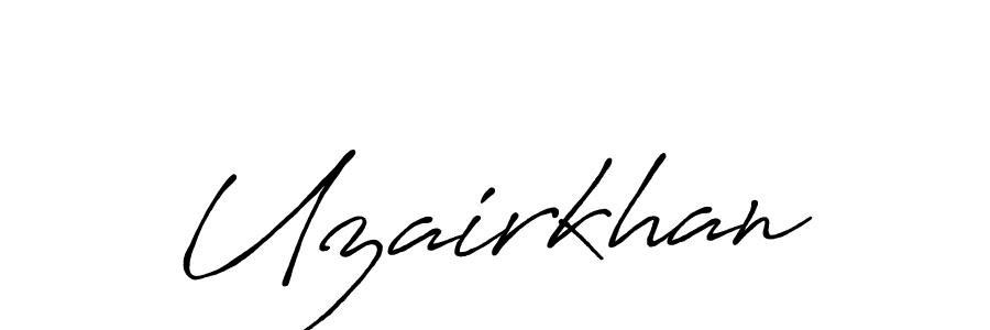 The best way (Antro_Vectra_Bolder) to make a short signature is to pick only two or three words in your name. The name Uzairkhan include a total of six letters. For converting this name. Uzairkhan signature style 7 images and pictures png