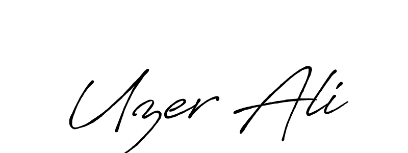 Best and Professional Signature Style for Uzer Ali. Antro_Vectra_Bolder Best Signature Style Collection. Uzer Ali signature style 7 images and pictures png