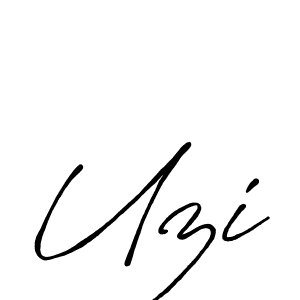 if you are searching for the best signature style for your name Uzi. so please give up your signature search. here we have designed multiple signature styles  using Antro_Vectra_Bolder. Uzi signature style 7 images and pictures png