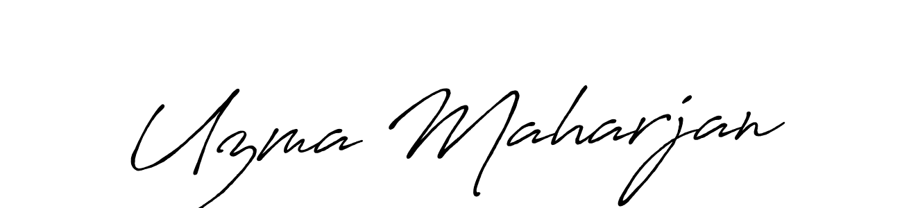 Best and Professional Signature Style for Uzma Maharjan. Antro_Vectra_Bolder Best Signature Style Collection. Uzma Maharjan signature style 7 images and pictures png