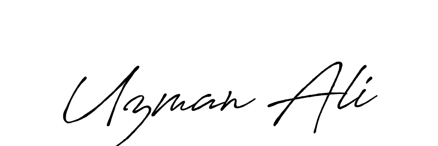 Make a beautiful signature design for name Uzman Ali. Use this online signature maker to create a handwritten signature for free. Uzman Ali signature style 7 images and pictures png