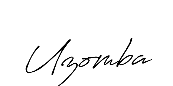 Antro_Vectra_Bolder is a professional signature style that is perfect for those who want to add a touch of class to their signature. It is also a great choice for those who want to make their signature more unique. Get Uzomba name to fancy signature for free. Uzomba signature style 7 images and pictures png