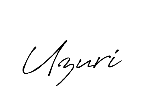 Design your own signature with our free online signature maker. With this signature software, you can create a handwritten (Antro_Vectra_Bolder) signature for name Uzuri. Uzuri signature style 7 images and pictures png