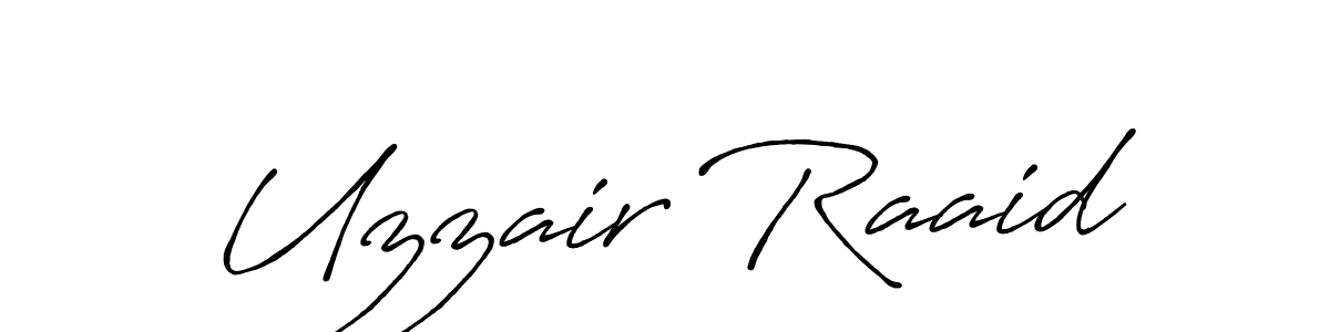 if you are searching for the best signature style for your name Uzzair Raaid. so please give up your signature search. here we have designed multiple signature styles  using Antro_Vectra_Bolder. Uzzair Raaid signature style 7 images and pictures png