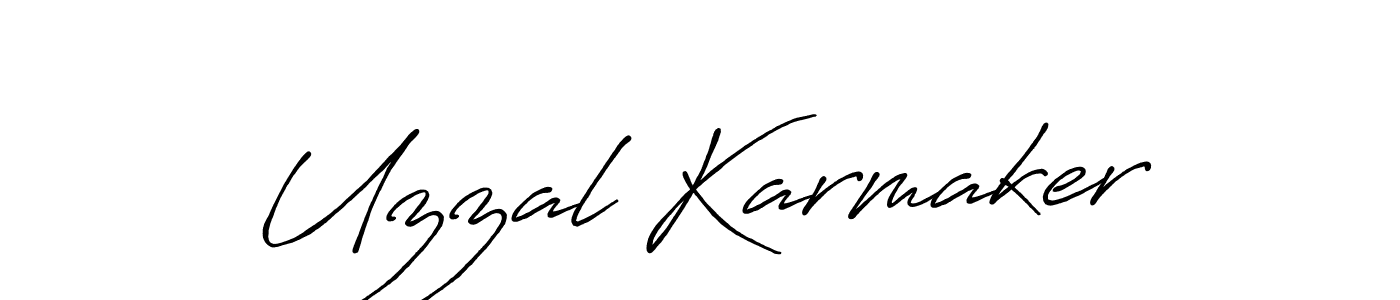 How to Draw Uzzal Karmaker signature style? Antro_Vectra_Bolder is a latest design signature styles for name Uzzal Karmaker. Uzzal Karmaker signature style 7 images and pictures png