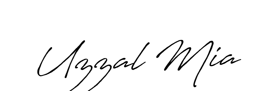 You can use this online signature creator to create a handwritten signature for the name Uzzal Mia. This is the best online autograph maker. Uzzal Mia signature style 7 images and pictures png