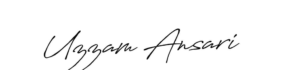 Similarly Antro_Vectra_Bolder is the best handwritten signature design. Signature creator online .You can use it as an online autograph creator for name Uzzam Ansari. Uzzam Ansari signature style 7 images and pictures png