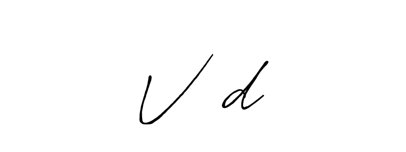 Use a signature maker to create a handwritten signature online. With this signature software, you can design (Antro_Vectra_Bolder) your own signature for name V❤️d. V❤️d signature style 7 images and pictures png