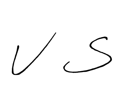 Check out images of Autograph of V  S name. Actor V  S Signature Style. Antro_Vectra_Bolder is a professional sign style online. V  S signature style 7 images and pictures png