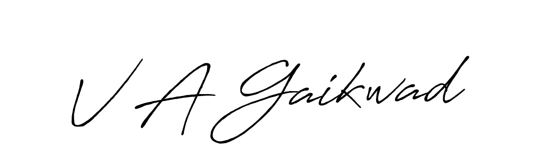 Make a short V A Gaikwad signature style. Manage your documents anywhere anytime using Antro_Vectra_Bolder. Create and add eSignatures, submit forms, share and send files easily. V A Gaikwad signature style 7 images and pictures png