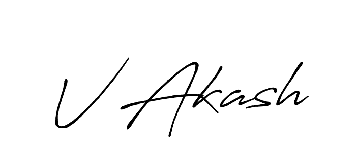 You can use this online signature creator to create a handwritten signature for the name V Akash. This is the best online autograph maker. V Akash signature style 7 images and pictures png
