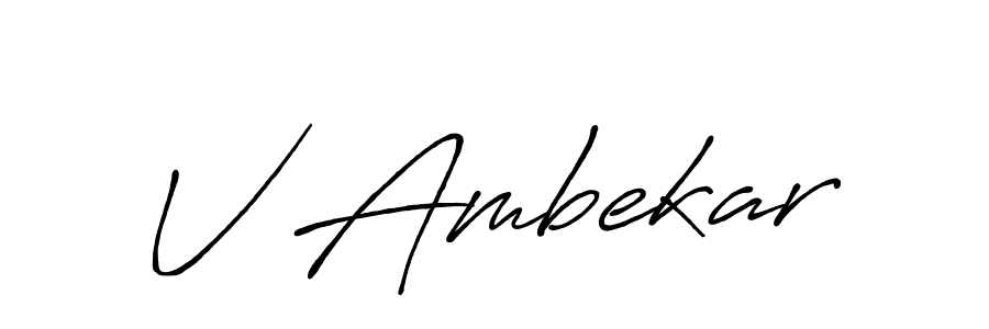 Make a short V Ambekar signature style. Manage your documents anywhere anytime using Antro_Vectra_Bolder. Create and add eSignatures, submit forms, share and send files easily. V Ambekar signature style 7 images and pictures png