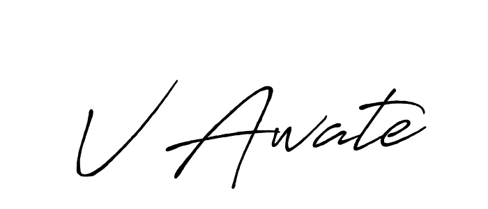 Antro_Vectra_Bolder is a professional signature style that is perfect for those who want to add a touch of class to their signature. It is also a great choice for those who want to make their signature more unique. Get V Awate name to fancy signature for free. V Awate signature style 7 images and pictures png