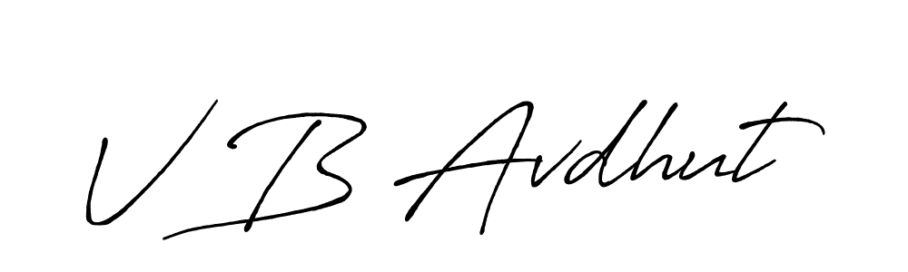 Make a short V B Avdhut signature style. Manage your documents anywhere anytime using Antro_Vectra_Bolder. Create and add eSignatures, submit forms, share and send files easily. V B Avdhut signature style 7 images and pictures png