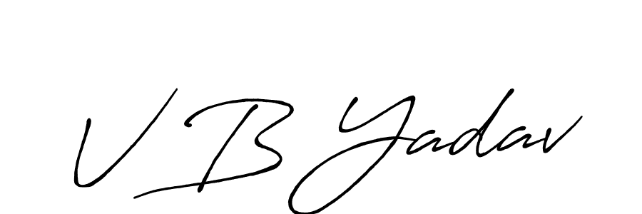 It looks lik you need a new signature style for name V B Yadav. Design unique handwritten (Antro_Vectra_Bolder) signature with our free signature maker in just a few clicks. V B Yadav signature style 7 images and pictures png