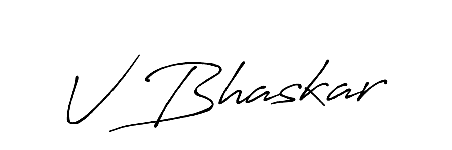 Similarly Antro_Vectra_Bolder is the best handwritten signature design. Signature creator online .You can use it as an online autograph creator for name V Bhaskar. V Bhaskar signature style 7 images and pictures png