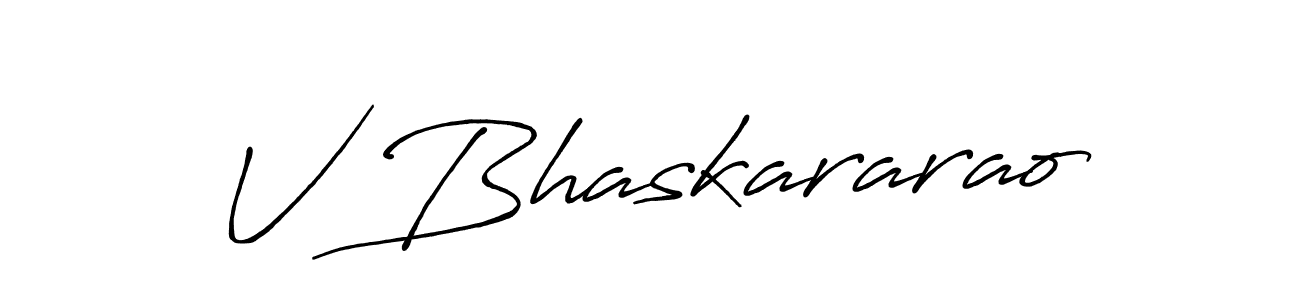 Antro_Vectra_Bolder is a professional signature style that is perfect for those who want to add a touch of class to their signature. It is also a great choice for those who want to make their signature more unique. Get V Bhaskararao name to fancy signature for free. V Bhaskararao signature style 7 images and pictures png