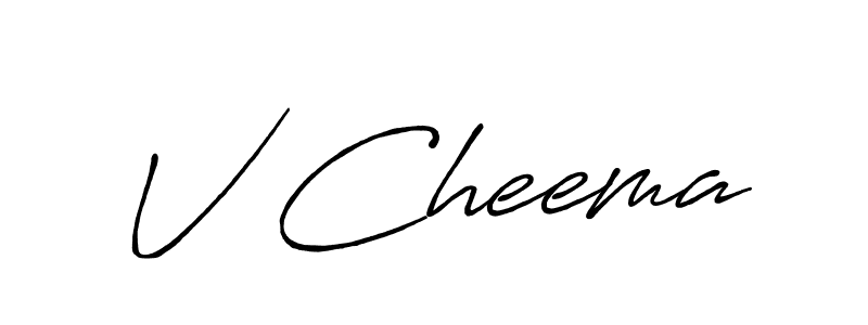 Best and Professional Signature Style for V Cheema. Antro_Vectra_Bolder Best Signature Style Collection. V Cheema signature style 7 images and pictures png