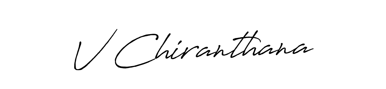 Make a short V Chiranthana signature style. Manage your documents anywhere anytime using Antro_Vectra_Bolder. Create and add eSignatures, submit forms, share and send files easily. V Chiranthana signature style 7 images and pictures png