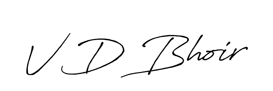 Once you've used our free online signature maker to create your best signature Antro_Vectra_Bolder style, it's time to enjoy all of the benefits that V D Bhoir name signing documents. V D Bhoir signature style 7 images and pictures png