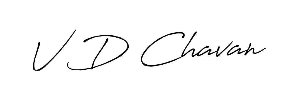 How to Draw V D Chavan signature style? Antro_Vectra_Bolder is a latest design signature styles for name V D Chavan. V D Chavan signature style 7 images and pictures png