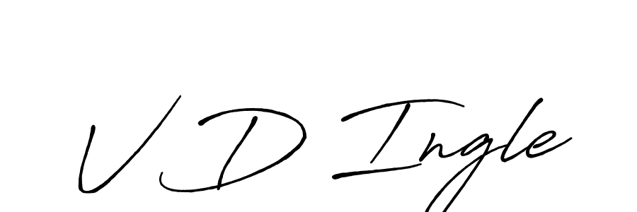 It looks lik you need a new signature style for name V D Ingle. Design unique handwritten (Antro_Vectra_Bolder) signature with our free signature maker in just a few clicks. V D Ingle signature style 7 images and pictures png