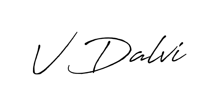 if you are searching for the best signature style for your name V Dalvi. so please give up your signature search. here we have designed multiple signature styles  using Antro_Vectra_Bolder. V Dalvi signature style 7 images and pictures png