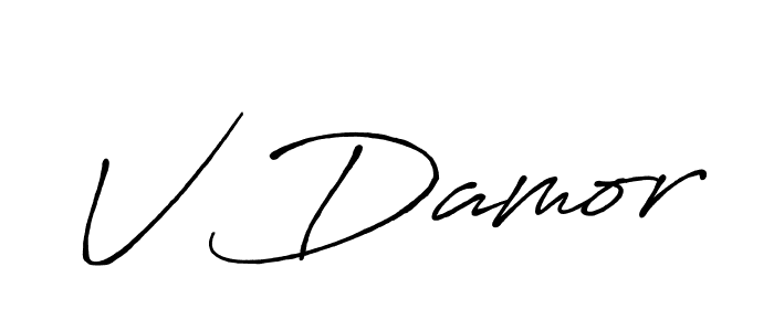 This is the best signature style for the V Damor name. Also you like these signature font (Antro_Vectra_Bolder). Mix name signature. V Damor signature style 7 images and pictures png