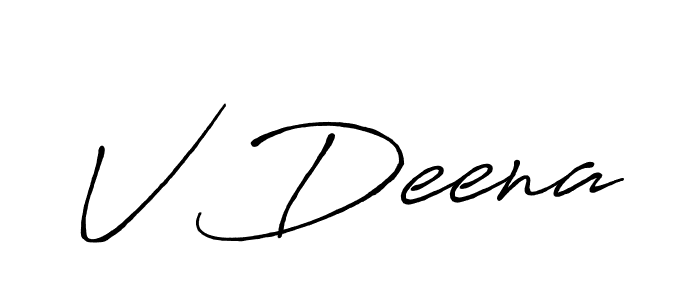 Once you've used our free online signature maker to create your best signature Antro_Vectra_Bolder style, it's time to enjoy all of the benefits that V Deena name signing documents. V Deena signature style 7 images and pictures png