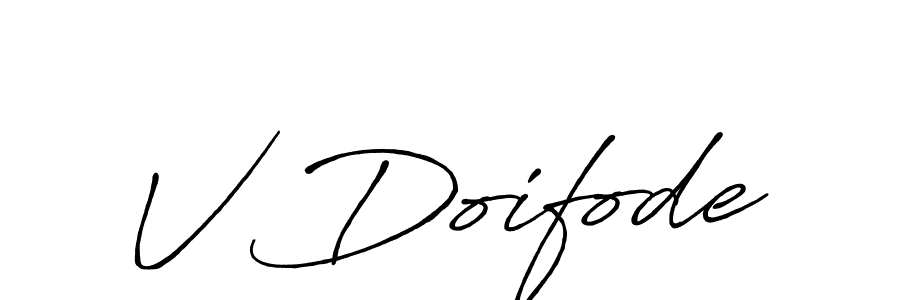 Once you've used our free online signature maker to create your best signature Antro_Vectra_Bolder style, it's time to enjoy all of the benefits that V Doifode name signing documents. V Doifode signature style 7 images and pictures png