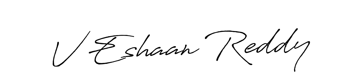 Here are the top 10 professional signature styles for the name V Eshaan Reddy. These are the best autograph styles you can use for your name. V Eshaan Reddy signature style 7 images and pictures png