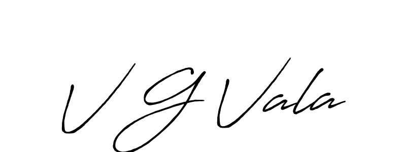 It looks lik you need a new signature style for name V G Vala. Design unique handwritten (Antro_Vectra_Bolder) signature with our free signature maker in just a few clicks. V G Vala signature style 7 images and pictures png