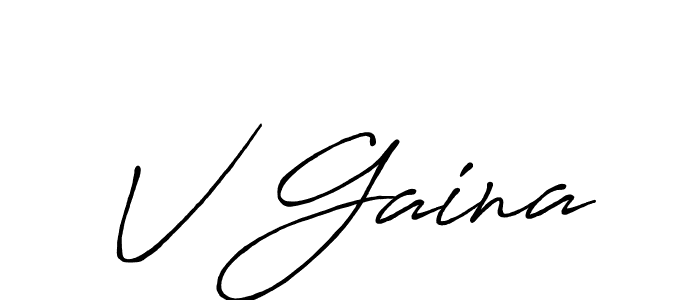 Make a short V Gaina signature style. Manage your documents anywhere anytime using Antro_Vectra_Bolder. Create and add eSignatures, submit forms, share and send files easily. V Gaina signature style 7 images and pictures png