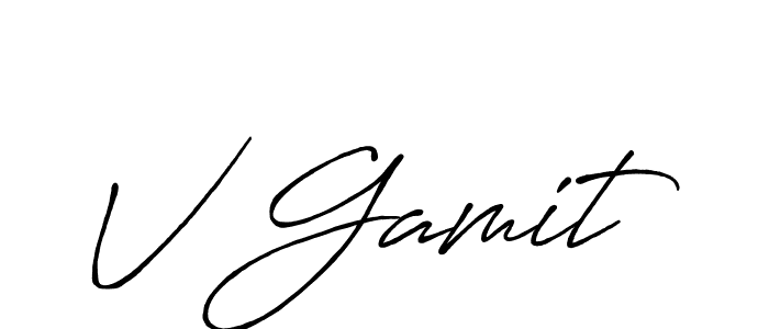 It looks lik you need a new signature style for name V Gamit. Design unique handwritten (Antro_Vectra_Bolder) signature with our free signature maker in just a few clicks. V Gamit signature style 7 images and pictures png