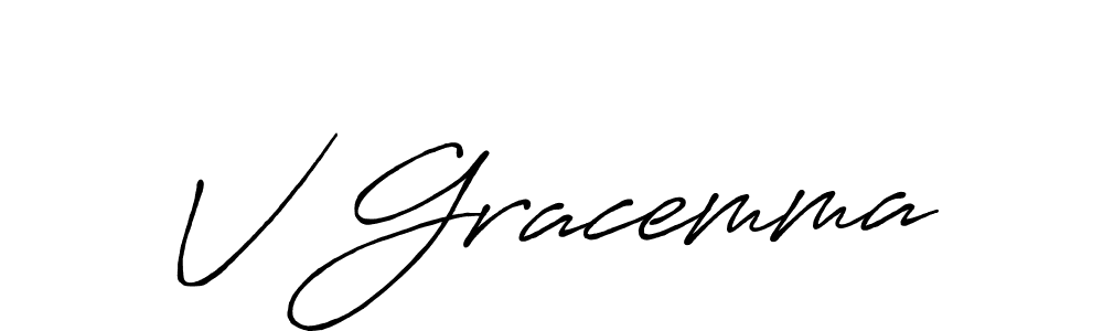 See photos of V Gracemma official signature by Spectra . Check more albums & portfolios. Read reviews & check more about Antro_Vectra_Bolder font. V Gracemma signature style 7 images and pictures png