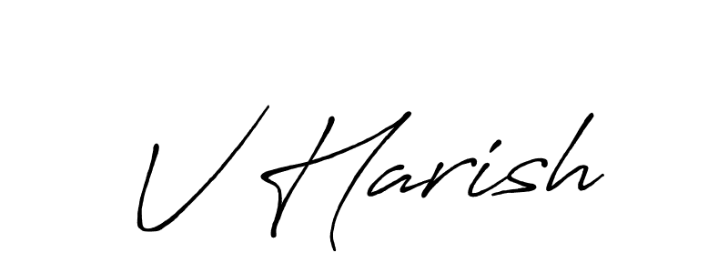 Here are the top 10 professional signature styles for the name V Harish. These are the best autograph styles you can use for your name. V Harish signature style 7 images and pictures png