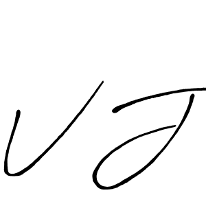 Once you've used our free online signature maker to create your best signature Antro_Vectra_Bolder style, it's time to enjoy all of the benefits that V J name signing documents. V J signature style 7 images and pictures png