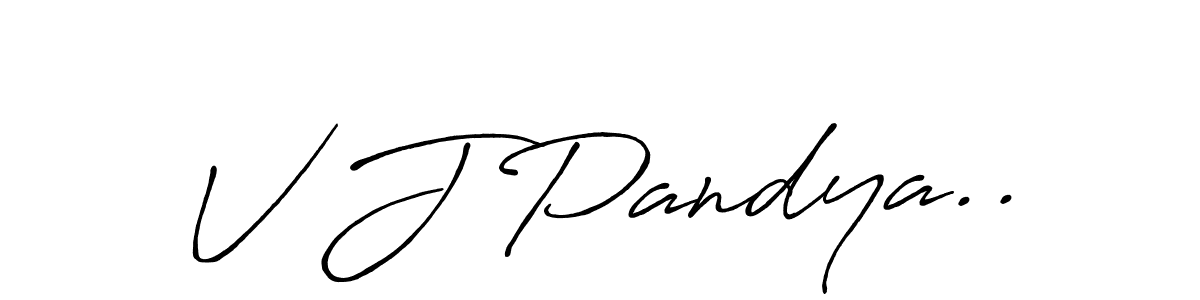 Make a beautiful signature design for name V J Pandya... Use this online signature maker to create a handwritten signature for free. V J Pandya.. signature style 7 images and pictures png