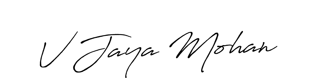 This is the best signature style for the V Jaya Mohan name. Also you like these signature font (Antro_Vectra_Bolder). Mix name signature. V Jaya Mohan signature style 7 images and pictures png