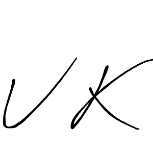 if you are searching for the best signature style for your name V K. so please give up your signature search. here we have designed multiple signature styles  using Antro_Vectra_Bolder. V K signature style 7 images and pictures png