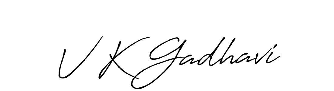 Once you've used our free online signature maker to create your best signature Antro_Vectra_Bolder style, it's time to enjoy all of the benefits that V K Gadhavi name signing documents. V K Gadhavi signature style 7 images and pictures png