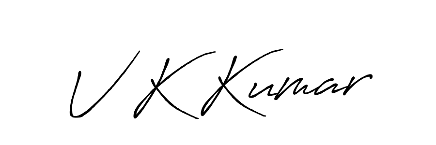 Also we have V K Kumar name is the best signature style. Create professional handwritten signature collection using Antro_Vectra_Bolder autograph style. V K Kumar signature style 7 images and pictures png