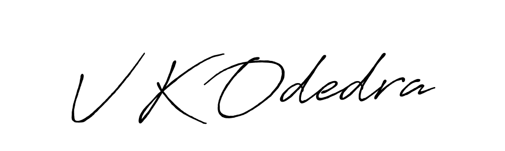 It looks lik you need a new signature style for name V K Odedra. Design unique handwritten (Antro_Vectra_Bolder) signature with our free signature maker in just a few clicks. V K Odedra signature style 7 images and pictures png